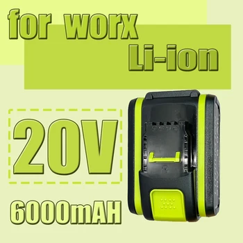 Pre WORX Úplne Nové Originálne WA3578 20V 6.0 AH Lítium-Iónová Veľká-Kapacita Batérie