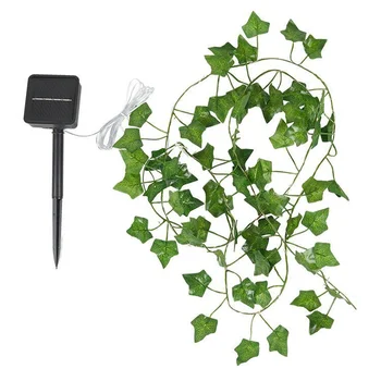 50/100 Led 8 Režimov Articifical Ivy Leaf Garland S Meďou String Svetla za Plot Záhrady Ulici Svadbu