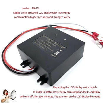 1 Kus LED Displej Batéria Balancer Čierny ABS Pre 24V Batéria Balancer 4S Aktívne Napätie Olovené Li-Ion Lifepo4 Batérie