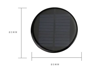 ALLMEJORES DIY Solárne napájanie Lítiové batérie, nabíjačky, Solárne LED svetlo, 5V 6V Polykryštalických epoxidové solárny panel 80mmx80mm 2ks/Veľa