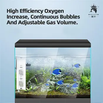 v 1 Akváriu Filter Vodné Čerpadlo Vzduch, Kyslík Zvýšiť Vlna Maker Postavený-v Obehu Filtrácie Vzduchu, Čerpadlo pre akvárium