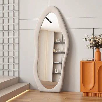 Nordic Cudzie Toaletný Zrkadlo Spálňa Domov Poschodí Zrkadlo Instagram Dievča Internet Celebrity Big Montáž Zrkadlo Výzdoba celého tela