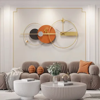 Farebné Domov Nástenné Hodiny Kúsky V Štýle Art Deco Zlato Unikátne Ručné Nástenné Hodiny Obývacia Izba Darček Kolo Veľká Kuchyňa Reloj Porovnanie Izba Dekor