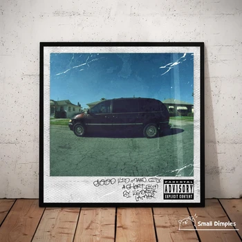 Kendrick Lamar Dobrý Chlapec, M. A. A. D City Music Obal Plagát Plátno Art Print Domáce Dekorácie Nástenné Maľby (Bez Rámu)