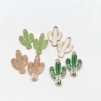 7 ks kaktus módne charms fit DIY Handmade náušnice náramok, náhrdelník charms príslušenstvo suvenír