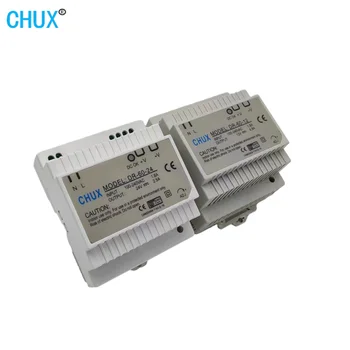 CHUX DR 60W, 5V 12V 24V 18V Prepínanie Napájania Din lištu Typ Jednotný Výstup LED Napájacie zdroje Pre Priemyselné Transformer