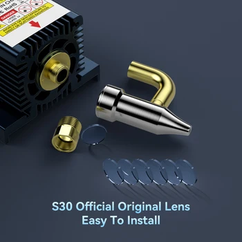 Pôvodné SCULPFUN S30/S30 Pro/S30 Pro Max Laser Len 6PCS Štandardný Objektív Spevnený Povrch Anti-olej Anti-smoke Vysoko Transparentné
