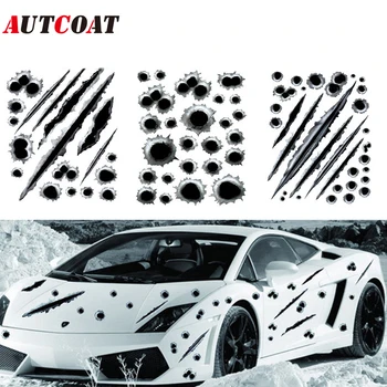 AUTCOAT 1Set 3D Nálepky Zábavné Otlačkom, Automobilový Tetovanie Kapota Predný Kryt, Dekorácie, Doplnky pre Auto, Auto, Motorka, Loď