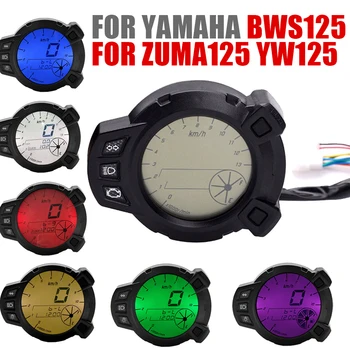 Pre Yamaha BWS125 BWS 125 Motocykel LED Nastaviteľné Rýchlomer 10000 ot. / MIN Voliteľné Podsvietenie Digitálne Odemeter Tachometra Meter