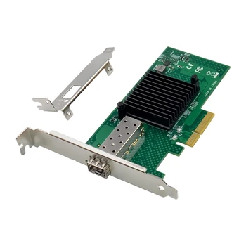 1 Nastavte 10G SFP+ Server Optických Vlákien, Sieťová Karta 82599EN Čip PCIE X4 Jedného Optického Portu Sieťovej Karty
