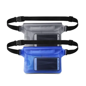 3 vrstvy vysoké nepremokavé tesnenie Plávať taška Jasné podvodná suché Ochrany taška iphone Telefón Taška s nastaviteľným pásom pre plávanie, di