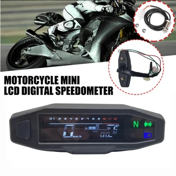 Univerzálne Motocyklové LCD Digitálny Speeeter Mini Motocykel Meter Karburátoru Meter Motocykel Oeter s Snímača