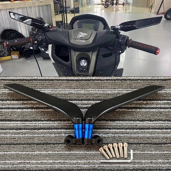 Univerzálny Nového hmotného vietor krídlo pre Honda GROM MSX125 MSX FORZA NSS350 ADV150 XADV750 X-ADV motocykel Rotujúce spätné zrkadlo
