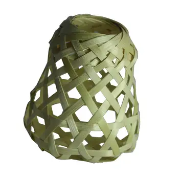 Bambusové Handwoven Rustikálny Tienidlo na spoločenské Stolové Lampy, Závesné Svetlo - Domova Osvetlenie