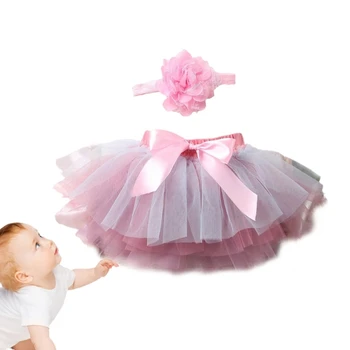 Krásne Sukne Novorodenca Dievča Šaty s hlavový most Set pre PhotographySessions