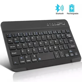Prenosný Mini Bezdrôtová klávesnica Pre Samsung Xiao Tablet Pad Ultra tenká Klávesnica Pre Android, ios, Windows