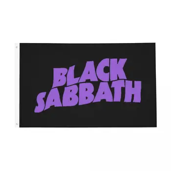 Black Sabbathe Hudby Vlajka Outdoor Banner Polyester Rock Dekorácie Živé Farby jednotky 2x3 3x5 4x6 FT Vlajky