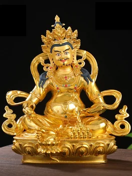 21 cm Mosadz Šakjamúni Amitabha Medicíny sochu Budhu Tibete Jambhala Biela Zelená Tara Padmasambhava Štyri-arm Guanyin Manjusri