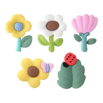  3D Kvety, Magnety na Chladničku Domov Chladničky Schránok Mikrovlnné Rúry spisové Skrine Skrinky Dekor High-End PVC Ozdoby
