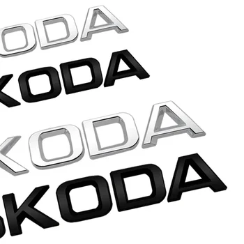 Pre Octavia A7 A5 VYNIKAJÚCI Kodiaq Fabia Rýchle Yeti KAROQ KAMIQ Kovové List, Auto Nálepky Znak Kmeňa Odznak Auto Obtlačky Styling