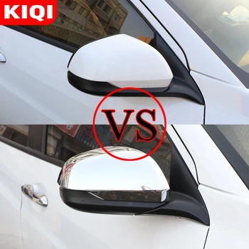KIQI Auto Príslušenstvo pre Honda HRV Vezel HR-V Roku 2014 - 2020 Bočné Spätné Zrkadlo Pokrytie Ochranné Kryty Flitrami Výbava Nálepky