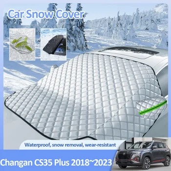 Snehová pokrývka pre Changan CS35 Plus 2018~2023 2020 2021 2022 prednom skle Ľad Protecti Auto Zime Auto Anti-Frost Exteriéru Accessorie