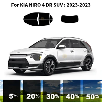 Precut nanoceramics auto UV Okno Odtieň Auta Automobilový Okno Film Pre KIA NIRO 4 DR SUV 2023