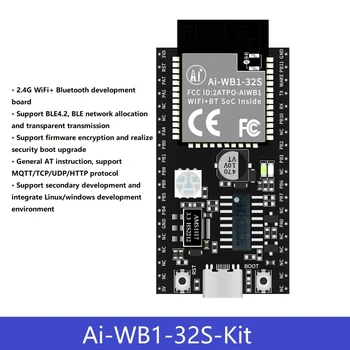 Ai-WB1-32S Vývoj doska Wi-Fi, Bluetooth 4.2 modul PCB palubnej antény Typu C rozhranie
