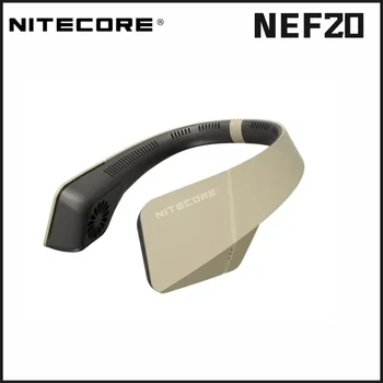 NITECORE NEF20 Prenosné Visí na Krku Ventilátor Bladeless Stlmiť Krku Ventilátor Camping Rybársky Šport USB-C Nabíjateľná Neckband Chladič Vzduchu