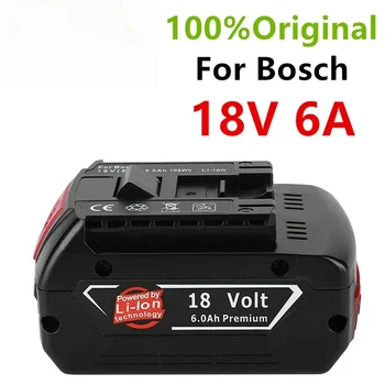100%Original18V 6ah Nabíjateľná Lítium-Iónová Batéria pre Bosch 18V 6.0 Záložnú Batériu Prenosného Nahradenie BAT609