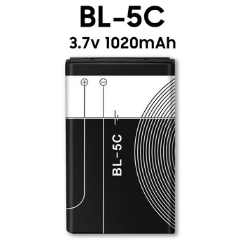 BL 5C BL5C BL-5C 3.7 V Lítium-Polymérová Batéria Telefónu Nokia 1100 1110 1200 1208 1280 2600 2700 3100 3110 5130 6230 1600