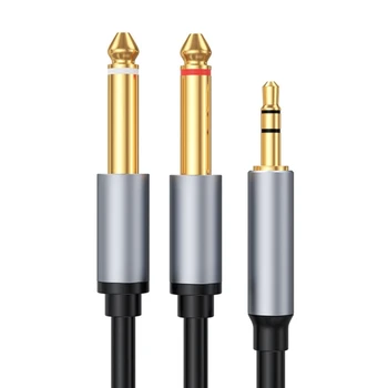 H7JA 6,5 mm do 3,5 mm Kábel Dual Channel Stereo Kábel pre Nahrávacie Štúdio