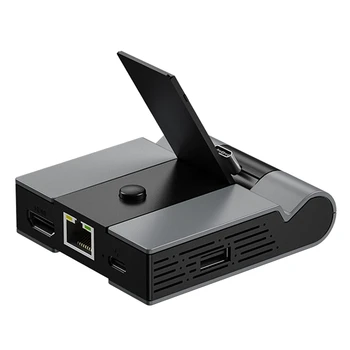 TV Dokovacej Stanice Pre Nintendo Prepínač USB 2.0 Hub USB C Hub S Gigabit Ethernet 4K HD Kompatibilný Adaptér