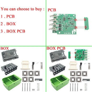 Li-ion Batéria Prípade Box Nabíjania Ochrana Doska PCB LED Digitálny Ukazovateľ Pre Greenworks 24V Lítiové Batérie, Púzdra