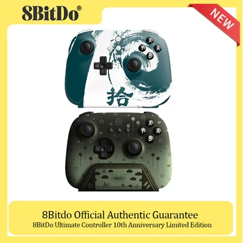 8BitDo Ultimate Radič 10. Výročie Limited Edition s Nabíjací Dok pre Nintendo Spínač a PC, Windows, 10, 11, Para