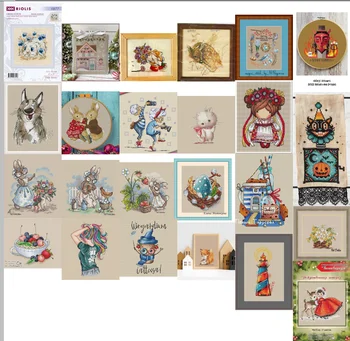 3.39 USD najpredávanejších Cross Stitch Auta Výšivky hoop Homfun Plavidlá počíta Vianočné Dekorácie, Vyšívanie, cross stitch set-2