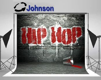 JOHNSON Hip Hop Graffiti Wall Street pozadia Vysokej kvality Počítač tlač strán fotografie zázemia