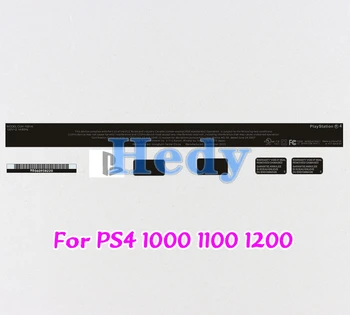1set Pre Playstation 4 Black Celý Set Bývanie Shell Nálepky, Štítok Tesnenia Pre PS4 1000 1100 1200 CUH-1001A