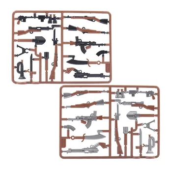 WW2 98K Zbrane Pušky Armáda Vojakov, Zbrane, MOC Vojenská Zbraň Mini Akčné Figúrky Playmobil Stavebné Bloky Mini Deti Hračky Darček
