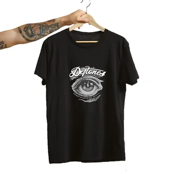 Deftones Tričko Okolo Kožušiny T-shirt Adrenalín T Shirt Deftones Merch Chino Moreno Diamond Eye Tee Tričko Krátky Rukáv Tees