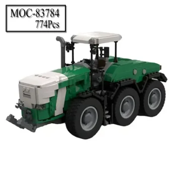 Nové Casey Poľnohospodársky Traktor Truck MOC-83784 Vytvoriť Model Auta Nastaviť Vyjednávanie Tehla Chlapec Chlapec Chlapec Narodeniny Darček Vianočný Darček