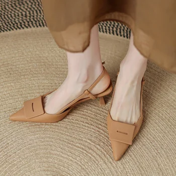 Chaussure Femme Fashion Vysokým Podpätkom Sandále Ženy 2023 Plytké Úst Sandále Stiletto Ukázal Prst Svetlo Oboznámení Jednoduché, Vysoké Podpätky