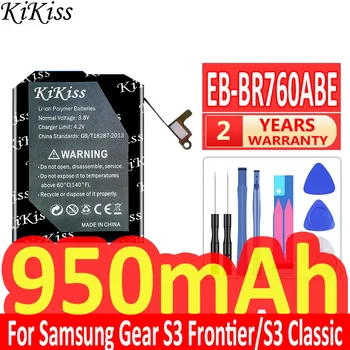 950mAh KiKiss Silný Batéria EB-BR760ABE Pre Samsung Výstroj S3 Frontier/S3 Klasické EB-BR760A SM-R760 SM-R770 SM-R765 SM-R765S