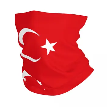 Turecko Turkiye Vlajka Bandana Krku Kryt Vytlačené Turecký Balaclavas Zábal Šatku Teplé Cyklistická Šatka Cyklistické Unisex Dospelých Vetru