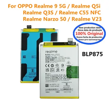 BLP875 5000mAh Originálne Batérie Pre OPPO Realme 9 5G / Realme Q5i / Realme Q3S / Realme C55 NFC / Realme Narzo 50 / Realme V23