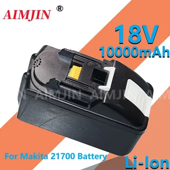Pre Makita 18V 10000mAh 21700 Nabíjateľná Náradie Batérii s LED Li-ion Výmena LXT BL1860B BL1860 BL1850