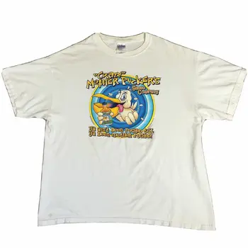 2005 T Shirt Dospelých XL Biela Blázon Matka Svraštit Omáčkou Spoločnosti Inzerát