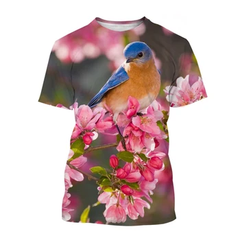 2023 Mužov Hot Predaj 3D Vytlačené Holub Zvierat, Vtákov, T-tričko Unisex Móda Bežné T-tričko-Krátke rukávy Harajuku T-shirt