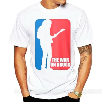 Vojna proti Drogám - Major League Biele pánske Tričká (T-Shirt Zábavné Oblečenie Bežné Krátke Sleeve T Košele Jednoduchý Štýl