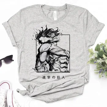 Útok na Titan Tee ženy Y2K anime designer t shirt dievča, Japonská oblečenie